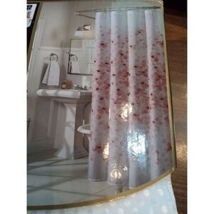 Aprima Dobby Weave Fabric‎ Shower Curtain Haven Dobby Blush 72x72